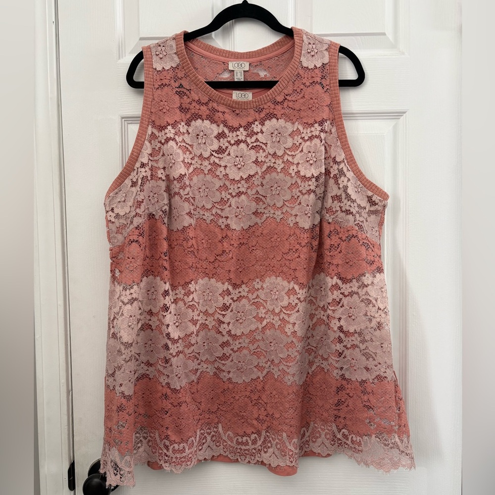 LOGO women’s lace tank 24W